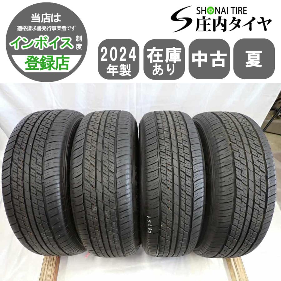 新車外し 夏4本SET 会社宛 送料無料 265/65R18 114V ダンロップ グラン