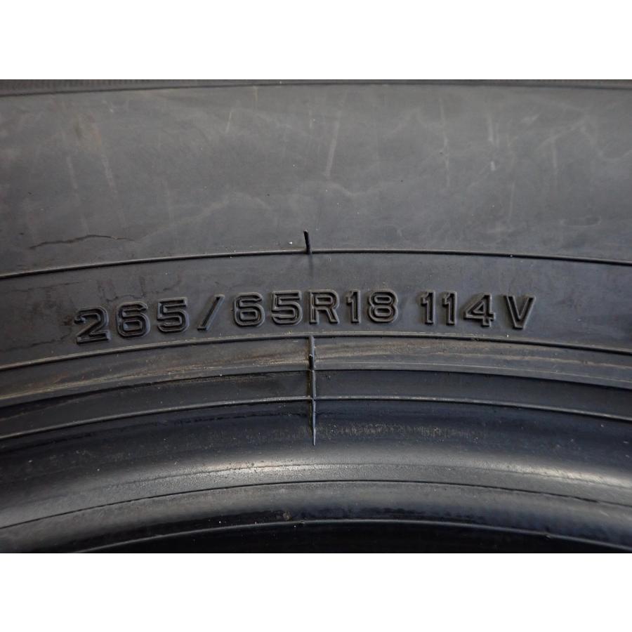 新車外し 夏4本SET 会社宛 送料無料 265/65R18 114V ダンロップ グラン