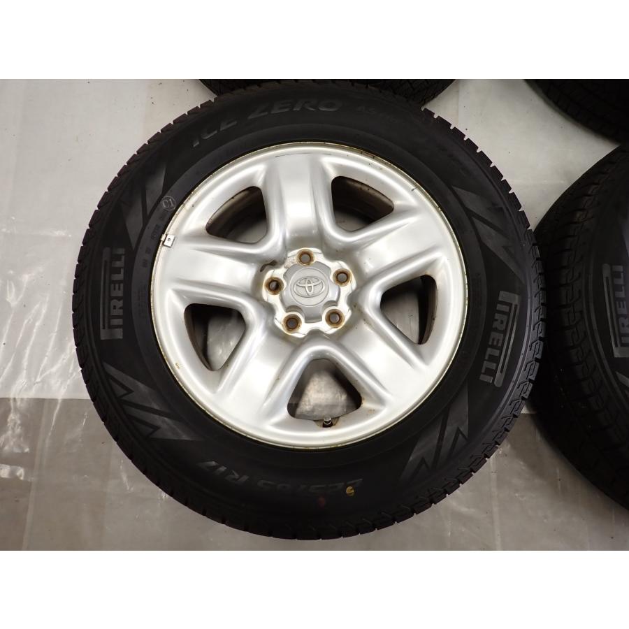 冬4本SET 会社宛 送料無料 225/65R17×6.5J 106H ピレリ アイスゼロ