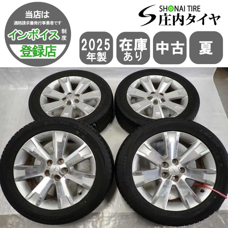 夏4本SET 会社宛送料無料 225/55R18×7J 102V KENDA EMERA SUV605 2025 