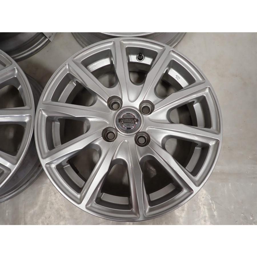4本SET 会社宛 送料無料 15×4.5J 日産 純正 アルミ 4穴 PCD 100mm +46