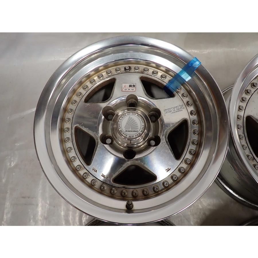 4本SET 会社宛送料無料 16×8J RAGUNA ラグナ ZZYZX アルミ ホイール 6