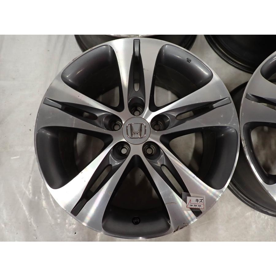 4本SET 会社宛 送料無料 18×8J ホンダ アコードツアラー 純正 アルミ ホイール 5穴 PCD 114.3mm +55 ハブ径64mm 店頭交換OK 特価 NO,F8992の画像