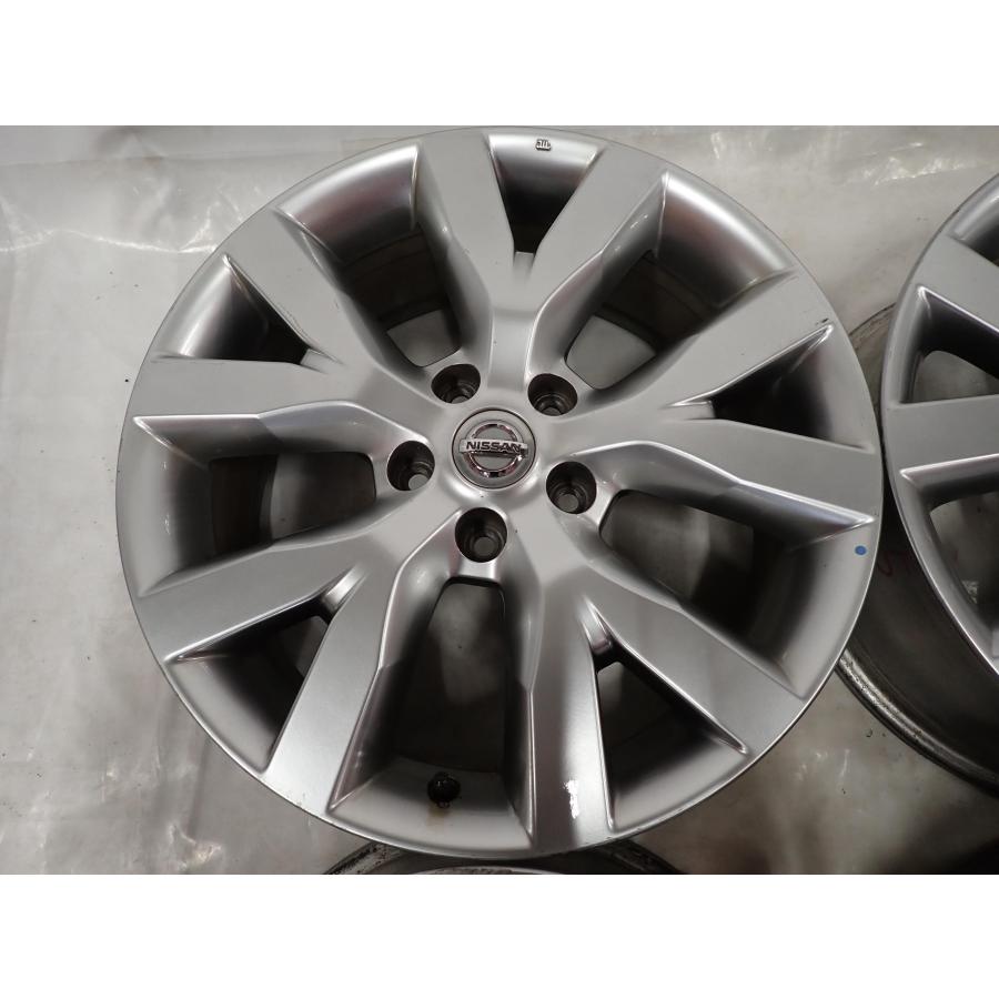 4本SET 会社宛 送料無料 18×7.5J 日産 Z51 ムラーノ 純正 アルミ
