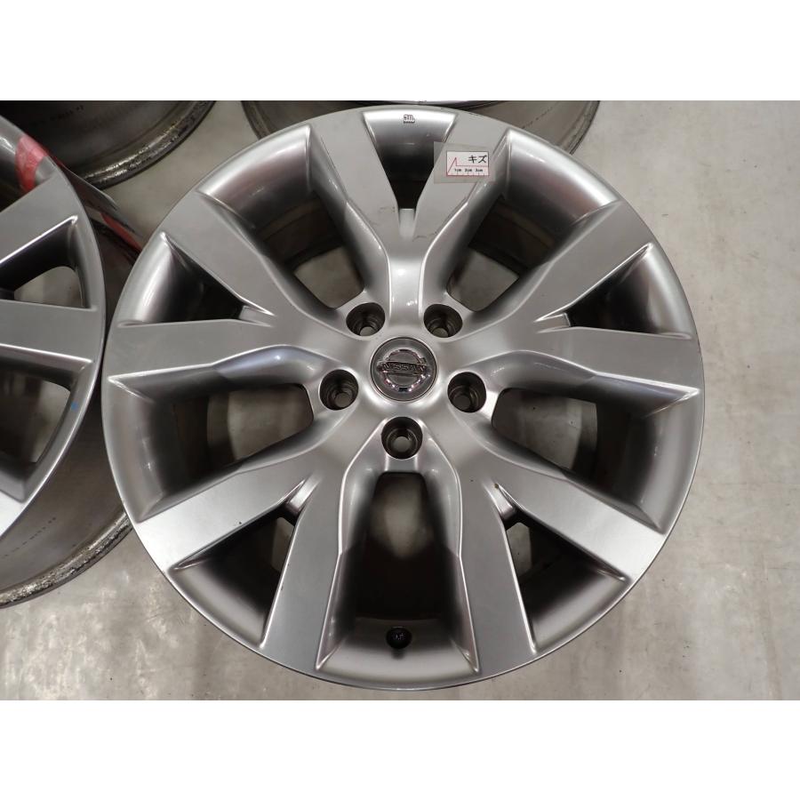 4本SET 会社宛 送料無料 18×7.5J 日産 Z51 ムラーノ 純正 アルミ