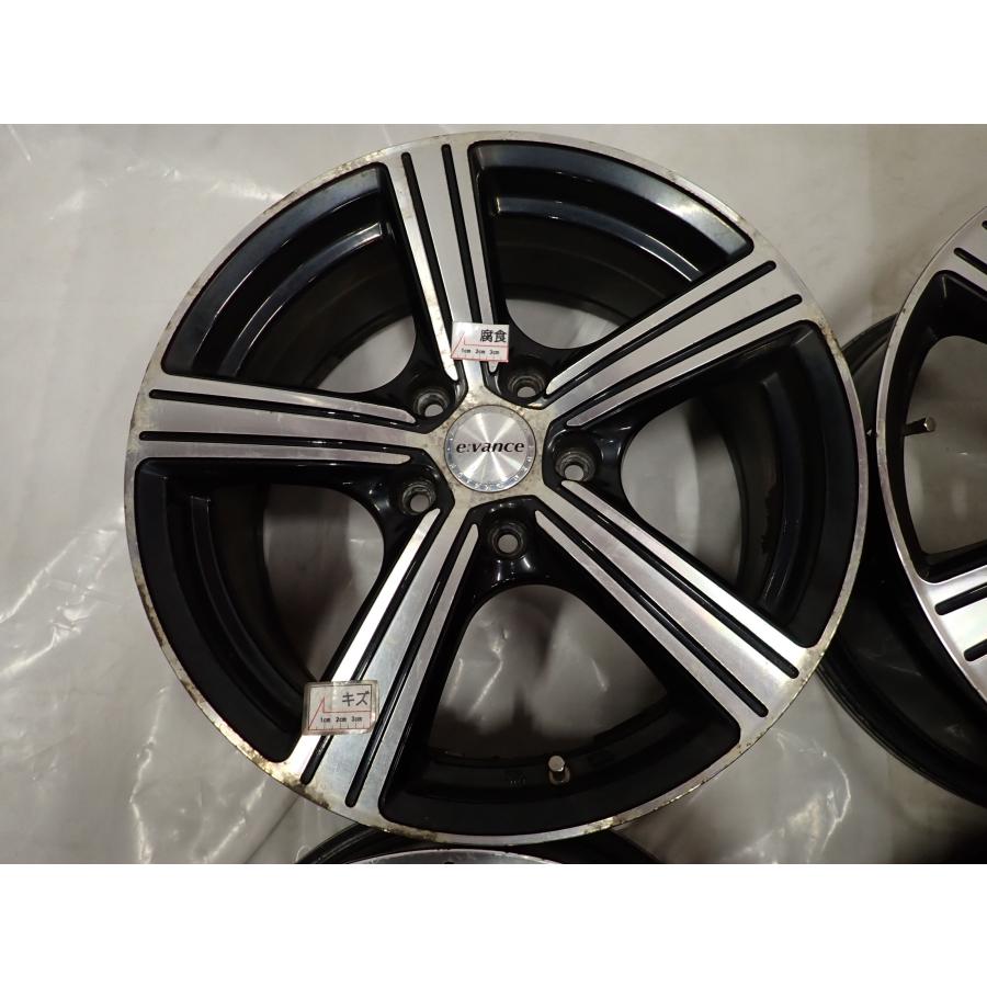 4本 会社宛 送料無料 17×7J デザイン アルミ 5穴 PCD 114.3mm +55 ハブ 