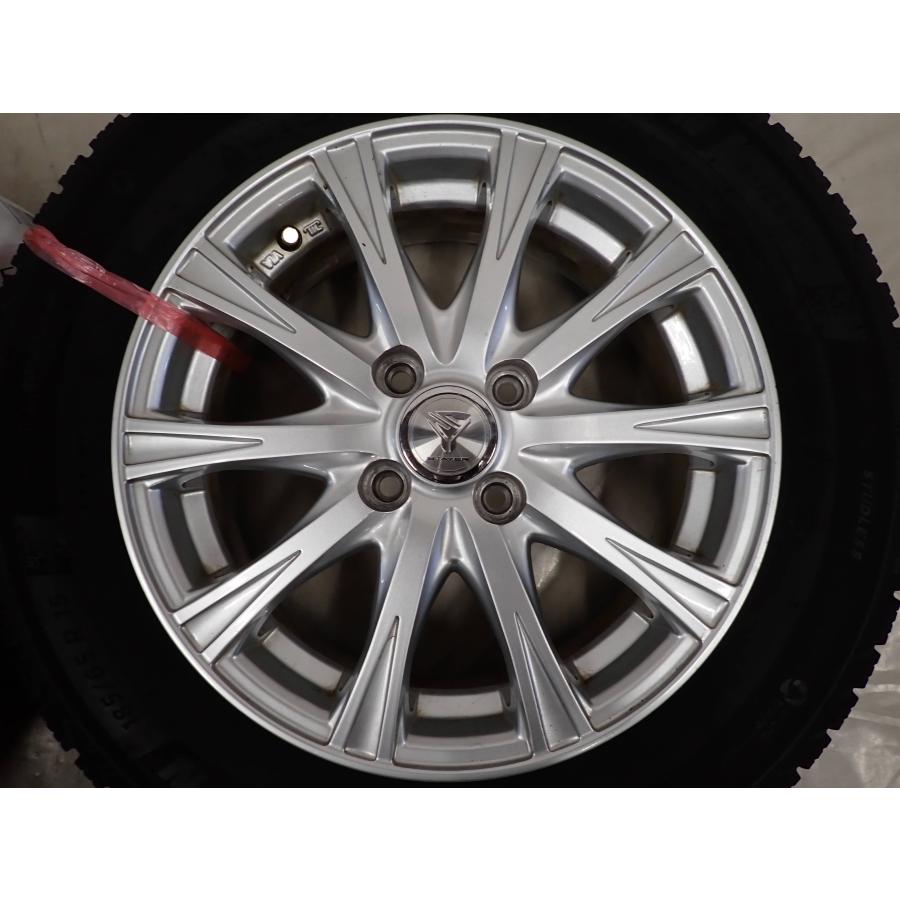 冬4本SET 会社宛 送料無料 185/65R15×5.5J 92T ミシュラン X-ICE SNOW 2021年製 アルミ フィールダー ...