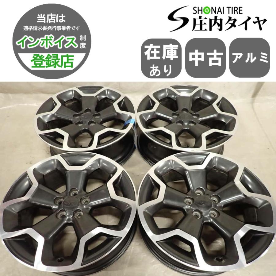 スバル XV 純正 17in 7J+48 PCD100 5穴　アルミホイール 4本SET 会社宛 送料無料 17×7J スバル SUBARU XV 純正 アルミ ホイール