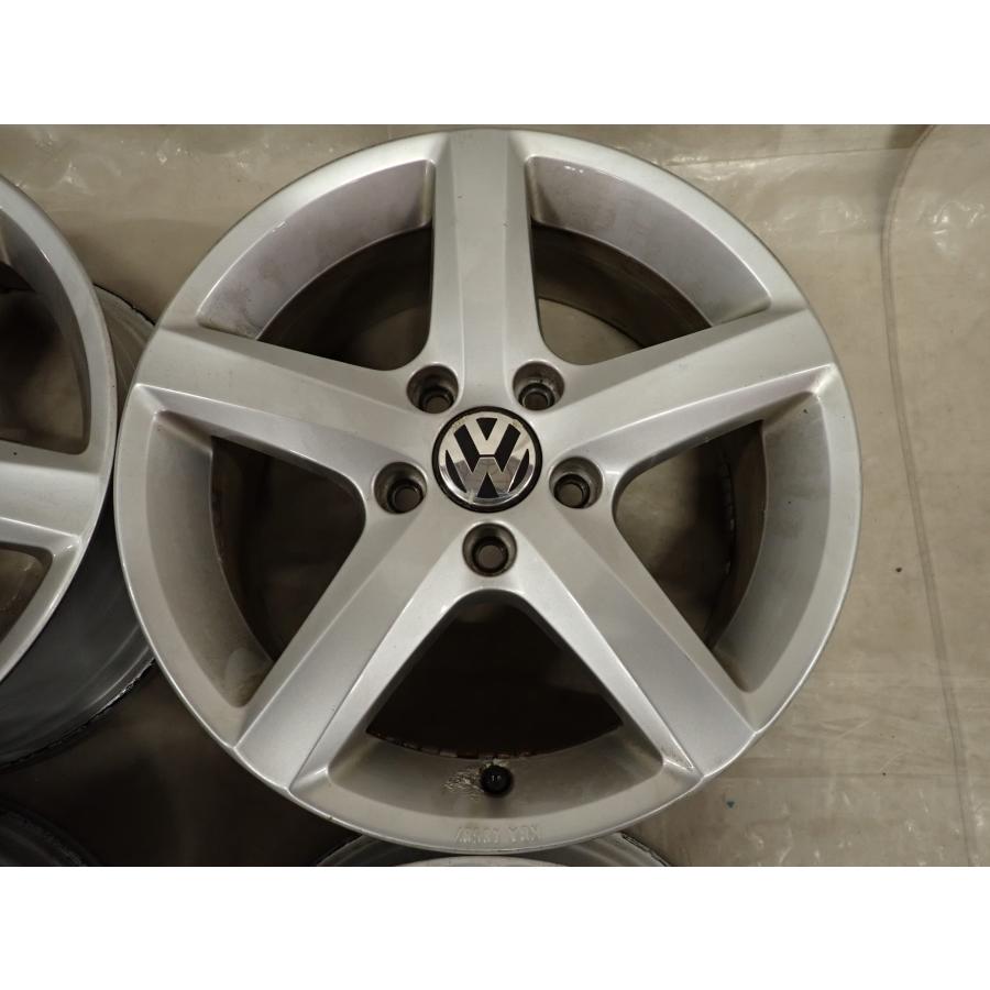 4本SET 会社宛 送料無料 16×6.5J フォルクスワーゲン ゴルフ7 純正 アルミ ホイール 5穴 PCD 112mm +42 ハブ径57mm 店頭交換OK NO,F9922_2