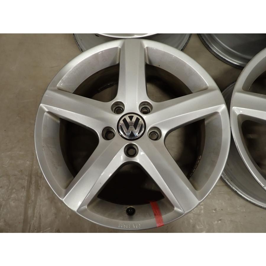 4本SET 会社宛 送料無料 16×6.5J フォルクスワーゲン ゴルフ7 純正 アルミ ホイール 5穴 PCD 112mm +42 ハブ径57mm 店頭交換OK NO,F9922_3
