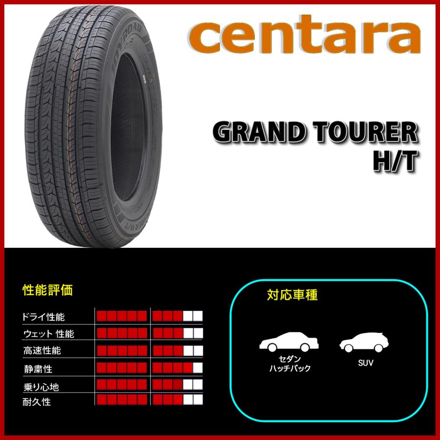 2024年製 新品4本価格 会社宛 送料無料 225/55R18 98V 夏 centara センタラ GRAND TOURER H/T エル ...