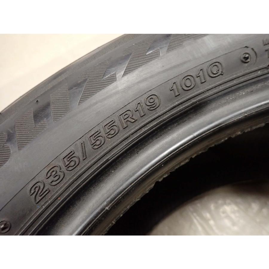 特売品 現品限り 冬2本価格 会社宛 送料無料 235/55R19 101Q ブリヂストン ブリザック DM-V2 2017年製 NX RX RAV4 エクストレイル NO,G0495の画像