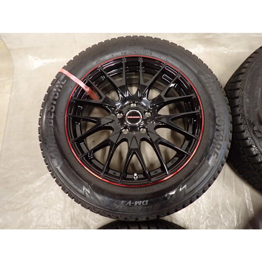 特売品 冬4本SET 会社宛 送料無料 225/60R18×7.5J 100Q ブリヂストン