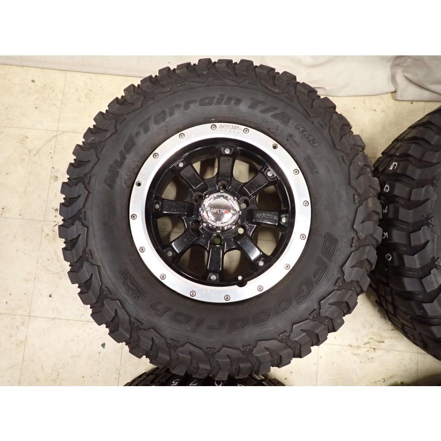 特売品 夏4本SET 会社宛 送料無料 285/75R16×8J 126/123 LT BFグッドリッチ マッドテレーン T/A KM3 MKW MK-46アルミ ランクル NO,G0750の画像