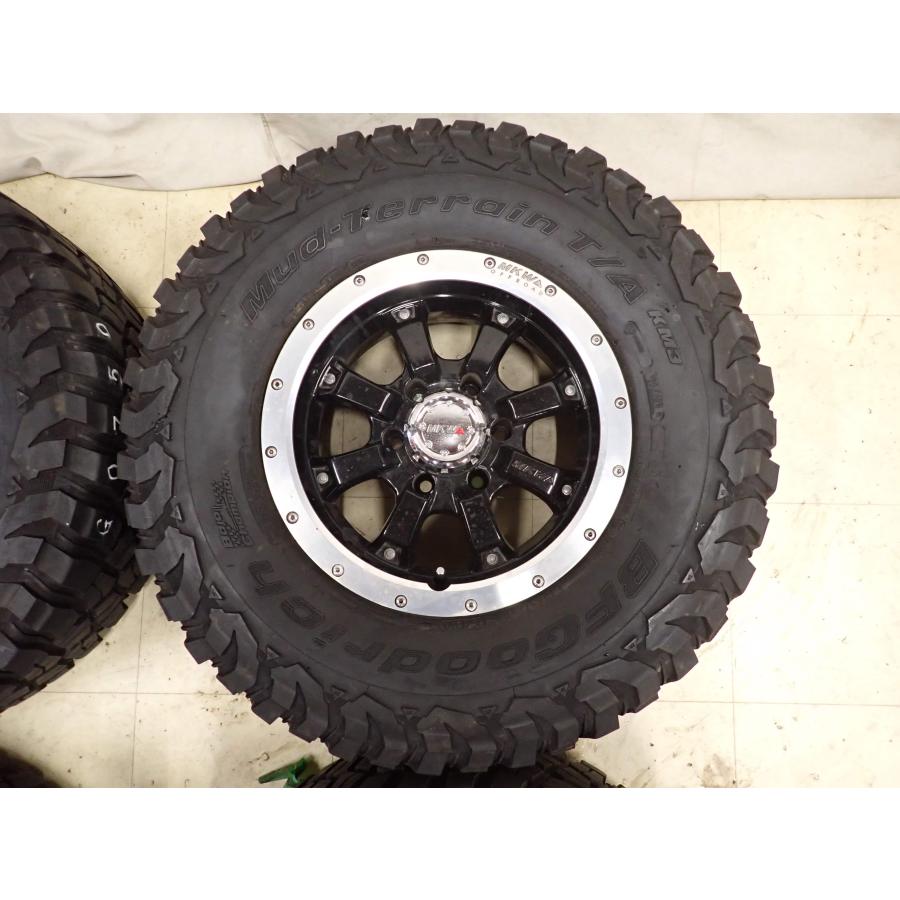 特売品 夏4本SET 会社宛 送料無料 285/75R16×8J 126/123 LT BFグッドリッチ マッドテレーン T/A KM3 MKW MK-46アルミ ランクル NO,G0750の画像