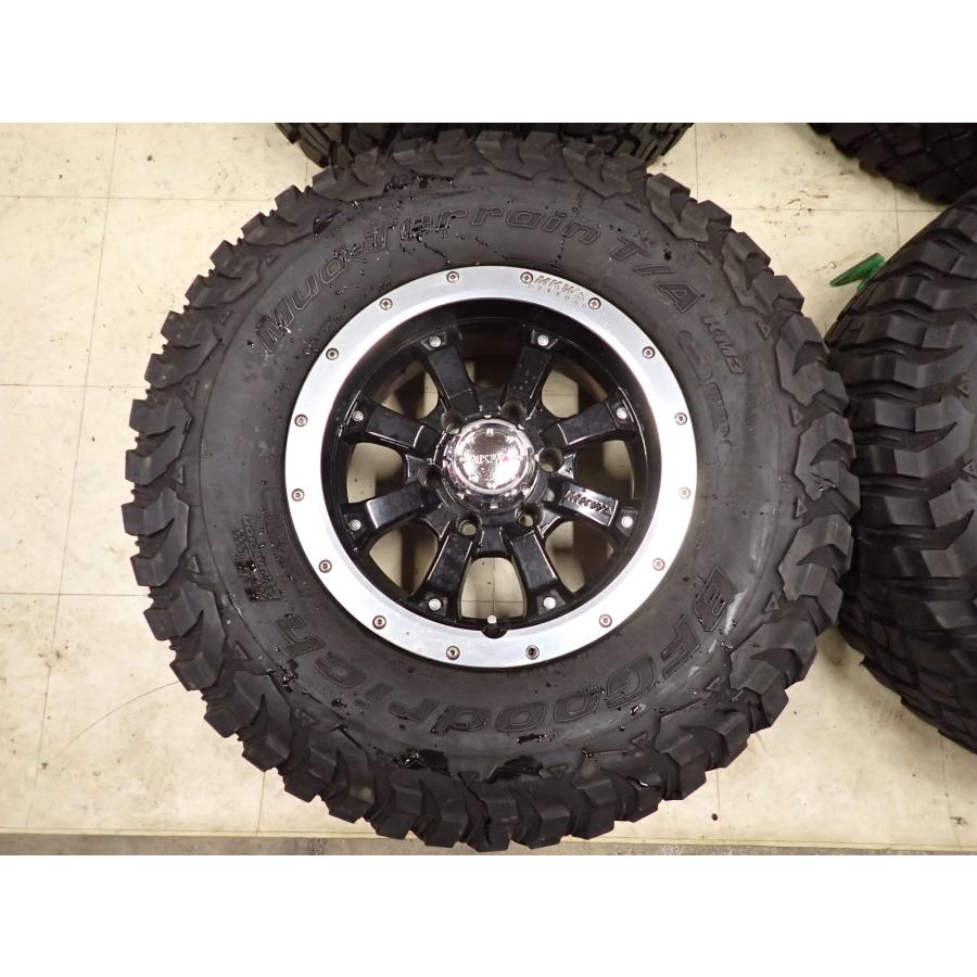 特売品 夏4本SET 会社宛 送料無料 285/75R16×8J 126/123 LT BFグッドリッチ マッドテレーン T/A KM3 MKW MK-46アルミ ランクル NO,G0750の画像
