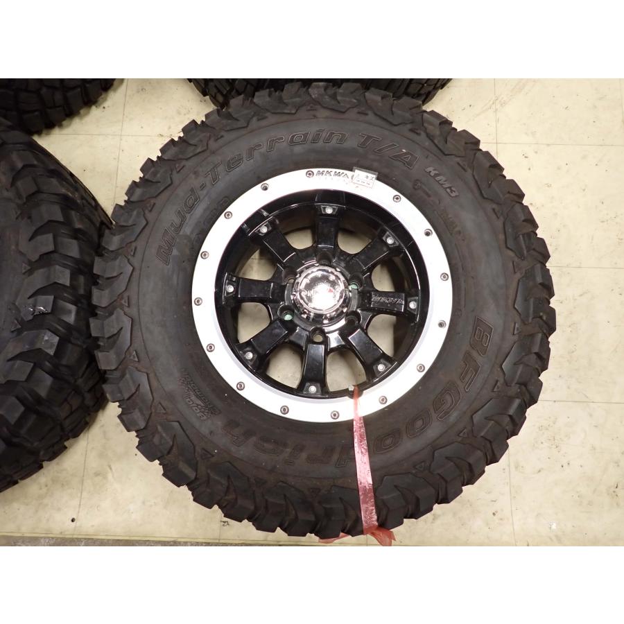 特売品 夏4本SET 会社宛 送料無料 285/75R16×8J 126/123 LT BFグッドリッチ マッドテレーン T/A KM3 MKW MK-46アルミ ランクル NO,G0750の画像