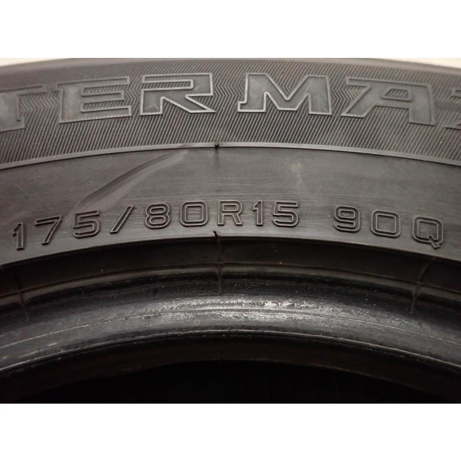 冬4本SET 会社宛 送料無料 175/80R15 90Q ダンロップ WINTER MAXX SJ8