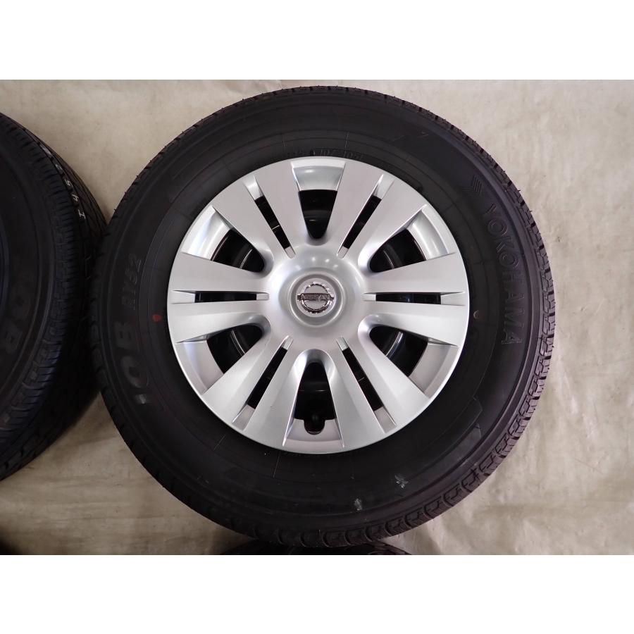 夏4本SET 会社宛 送料無料 195/80R15×5.5J 107/105 LT ヨコハマ JOB RY52 2019年製 日産 キャラバン 純正 スチール 店頭交換OK！NO,G0993_2