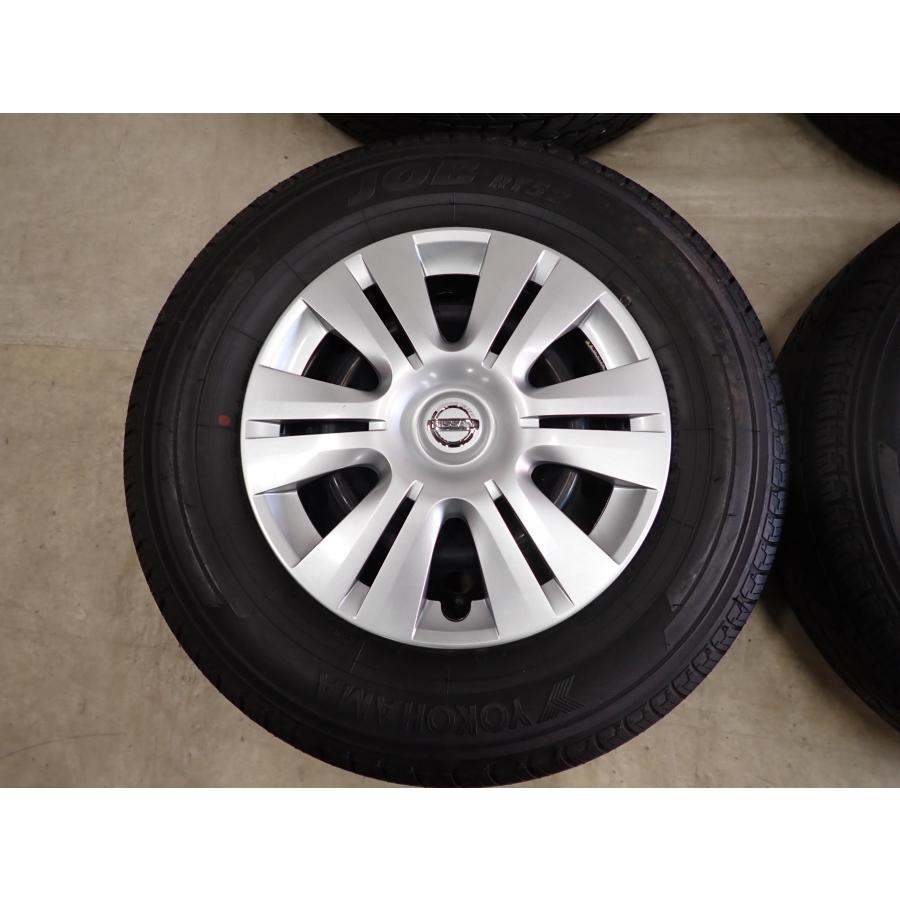 夏4本SET 会社宛 送料無料 195/80R15×5.5J 107/105 LT ヨコハマ JOB RY52 2019年製 日産 キャラバン 純正 スチール 店頭交換OK！NO,G0993_3