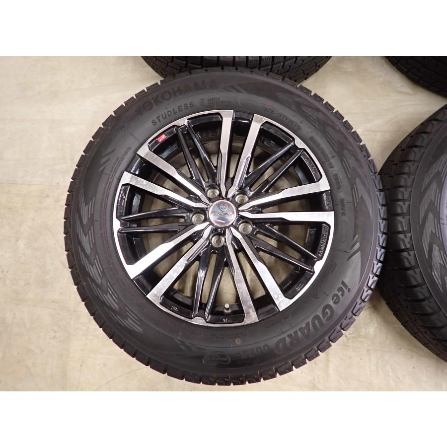 冬4本SET 会社宛送料無料 225/65R17×7J 102Q ヨコハマ アイスガード G075 2020年製 アルミ レクサス NX ハリアー RAV4 CX-5 特価 NO,G0994_3