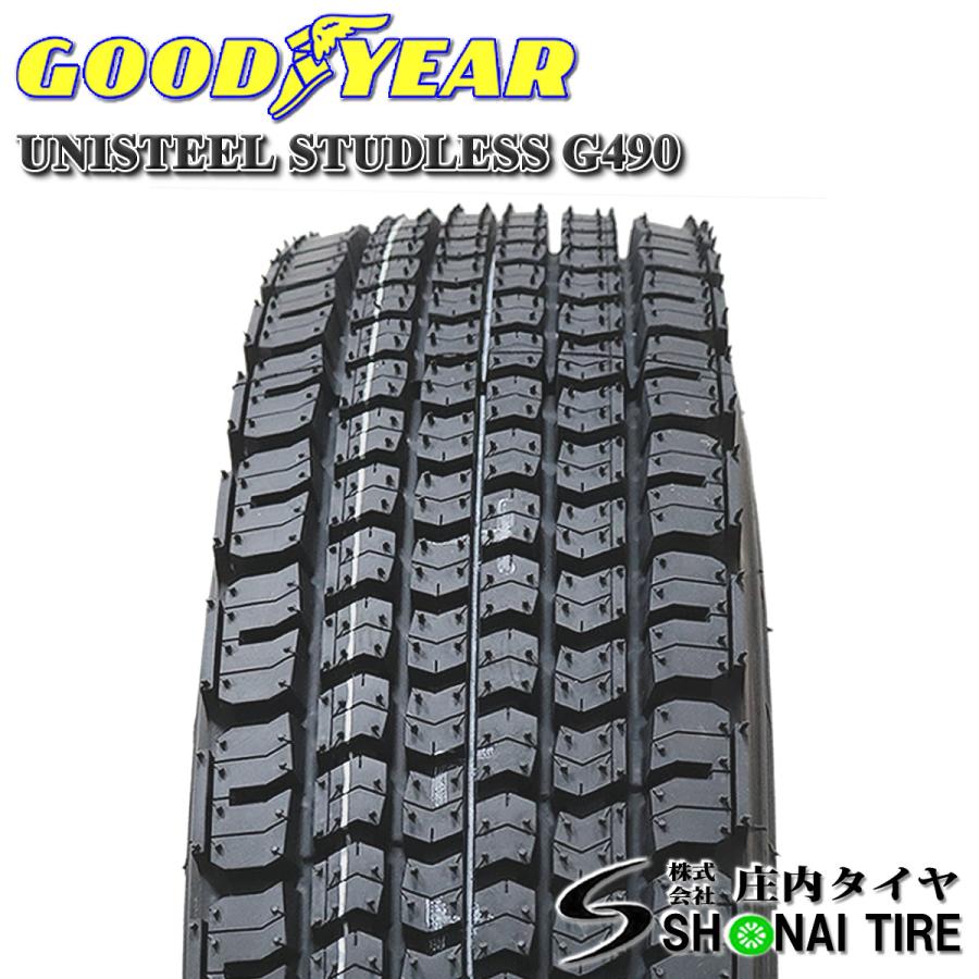 在庫要確認 会社宛 送料無料 グッドイヤー UNISTEEL STUDLESS G490 11R22.5 16PR TB 冬 1本価格 高床 大型車 10t NO,GY036-1｜tire-shonai｜02