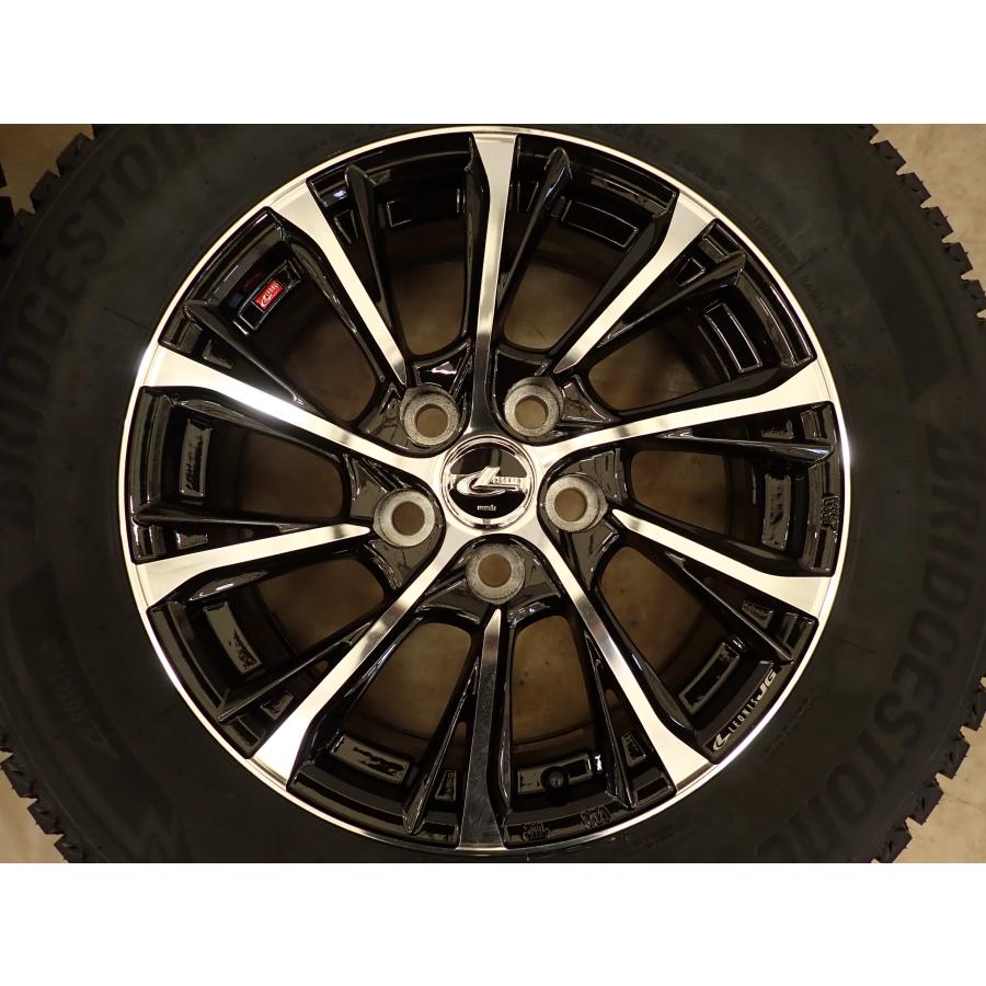 冬4本新品 2025年製 会社宛送料無料 225/65R17×6.5J ブリヂストン ブリザック DM-V3 未使用 LEONIS JG アルミ 新型 アルファード NO,H0024の画像