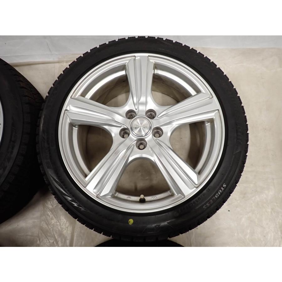 冬4本 会社宛 送料無料 215/45R17×7J 87Q ブリヂストン ブリザック 