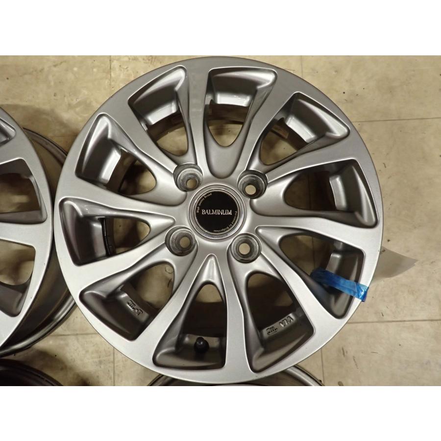 4本SET 会社宛 送料無料 13×4.5J ブリヂストン アルミ 4穴 PCD 100mm +