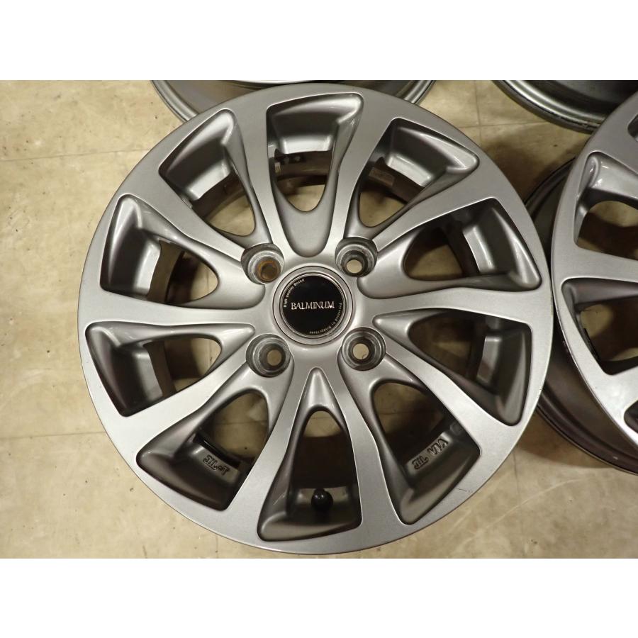 4本SET 会社宛 送料無料 13×4.5J ブリヂストン アルミ 4穴 PCD 100mm +