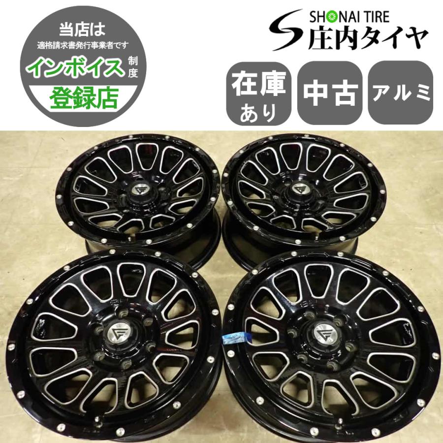 4本SET 会社宛 送料無料 17×8J デルタフォース アルミ 6穴 PCD 139.7 +