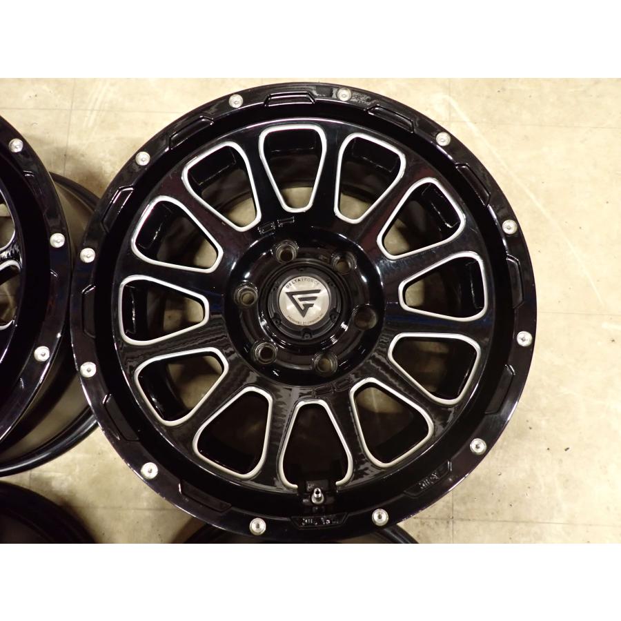 4本SET 会社宛 送料無料 17×8J デルタフォース アルミ 6穴 PCD 139.7 +