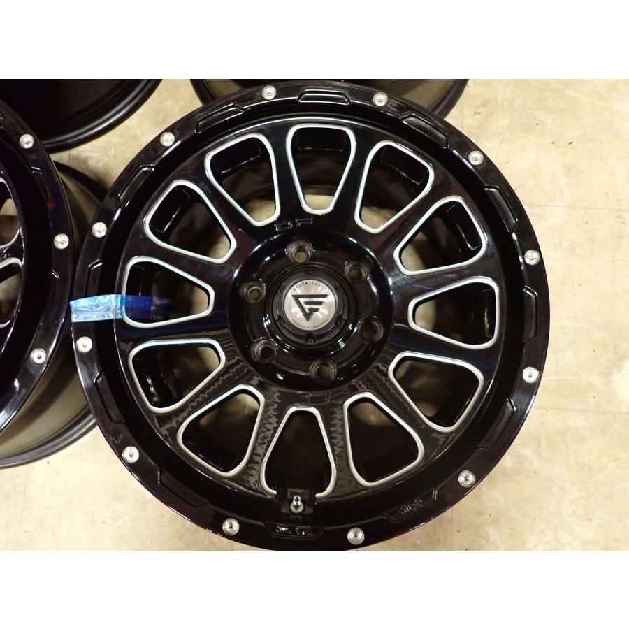 4本SET 会社宛 送料無料 17×8J デルタフォース アルミ 6穴 PCD 139.7 +