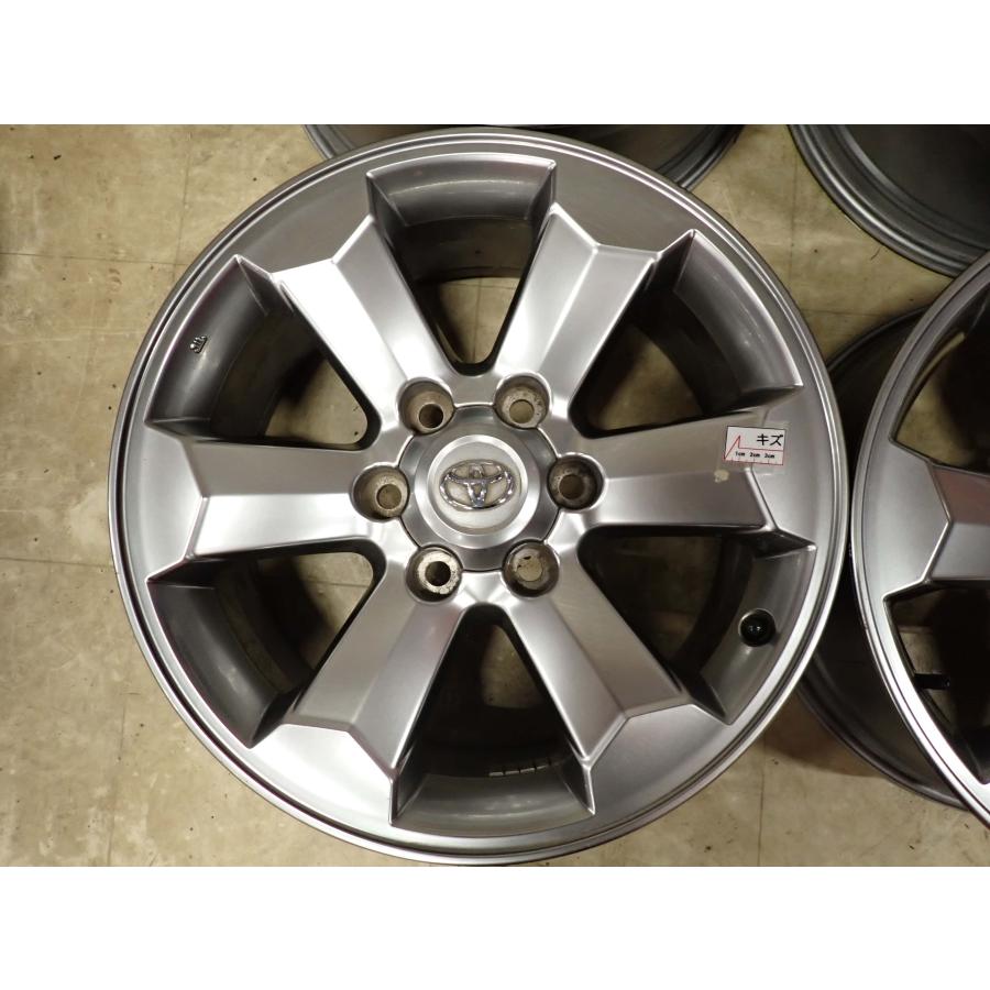 4本 会社宛送料無料 18×7.5J US トヨタ 純正 アルミ ハイエース プラド