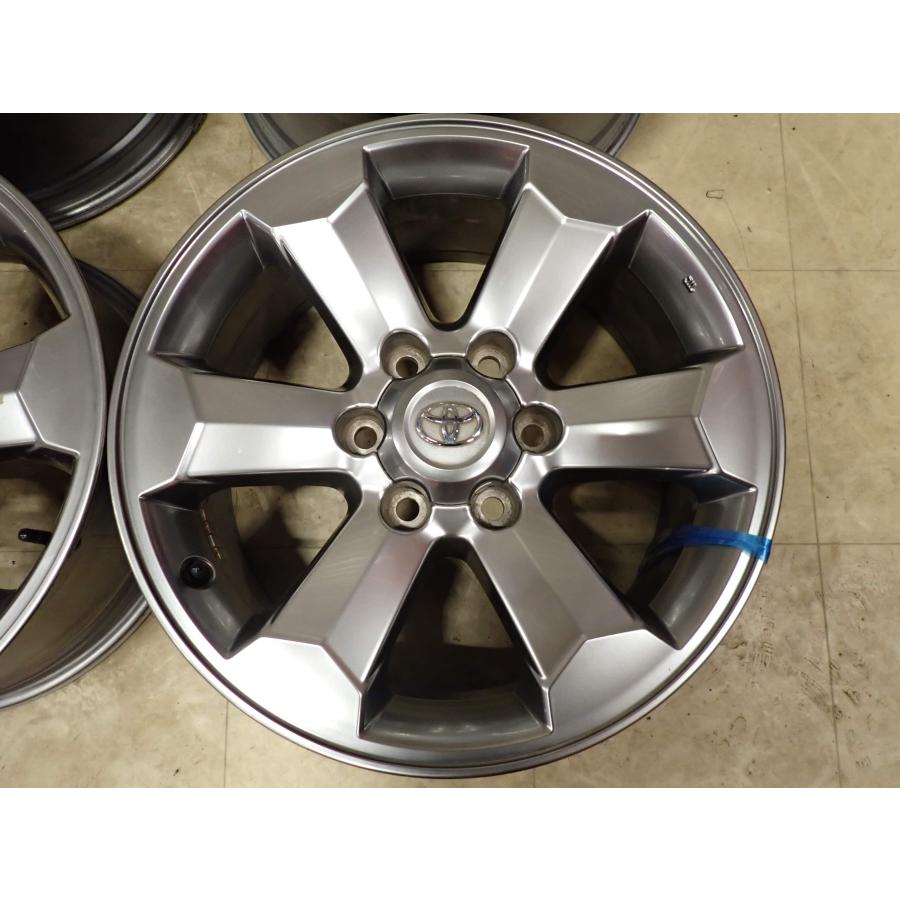 4本 会社宛送料無料 18×7.5J US トヨタ 純正 アルミ ハイエース プラド