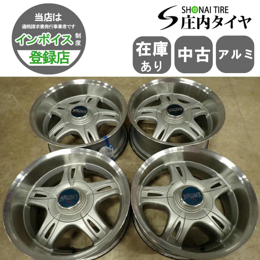 4本SET 会社宛 送料無料 17×8.5J PARAMOUNT HAWSER アルミ 6穴 PCD 