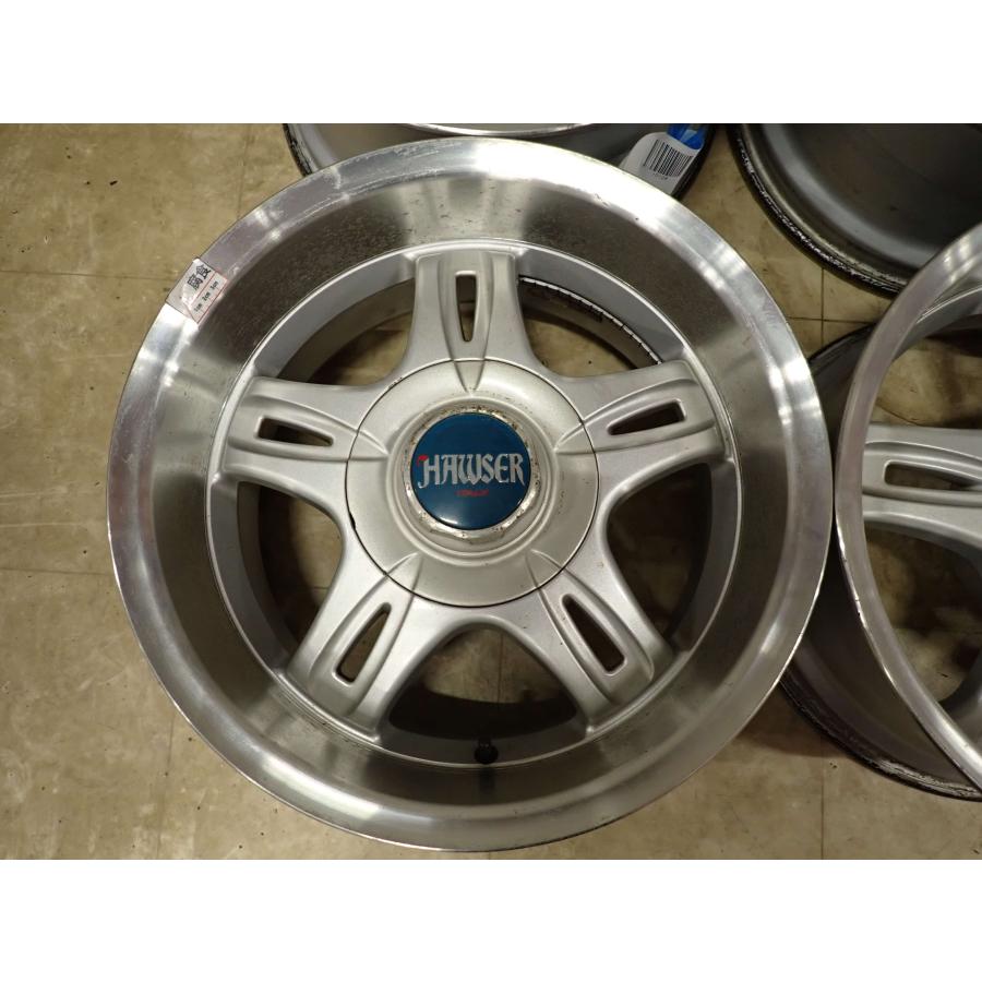 4本SET 会社宛 送料無料 17×8.5J PARAMOUNT HAWSER アルミ 6穴 PCD