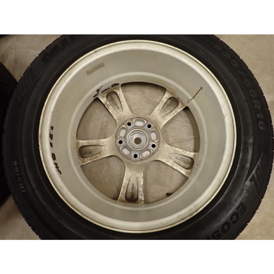 夏4本SET 会社宛送料無料 225/60R18×7.5J 100V MINERVA ECOSPEED2 SUV 2023年製 アルミ ハリアー RAV4 エクストレイル CR-V CX-5 NO,I0348の画像