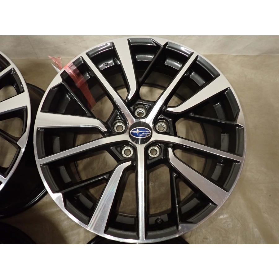 4本SET 会社宛 送料無料 18×8.5J スバル WRX S4純正 アルミ ホイール 5