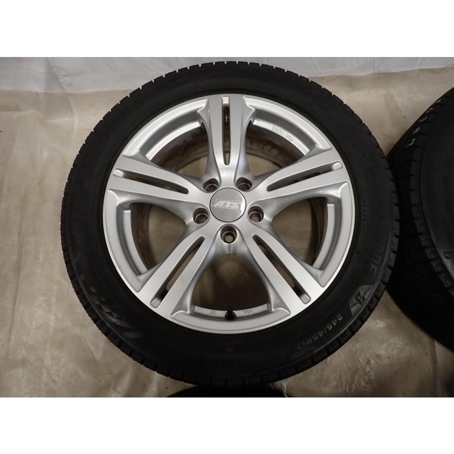 冬4本SET 会社宛送料無料 245/45R17×7.5J 99Q ブリヂストン BS 