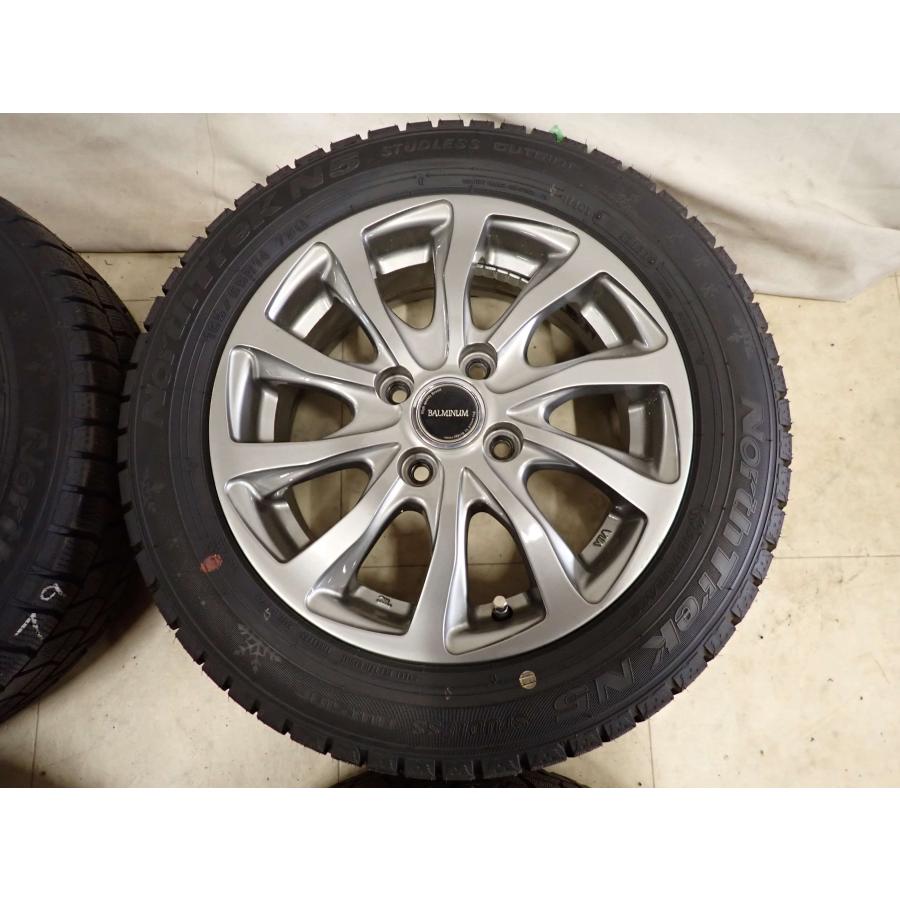 冬4本SET 会社宛送料無料 165/65R14×5.5J 79Q オートバックス ノース