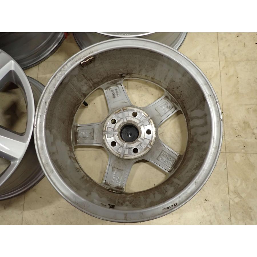 4本SET 会社宛送料無料 15×6J フォルクスワーゲン ゴルフ7 純正 シルバー アルミ 5穴 PCD 112mm +43 ハブ径57mm 店頭交換OK 特価 NO,I1274の画像
