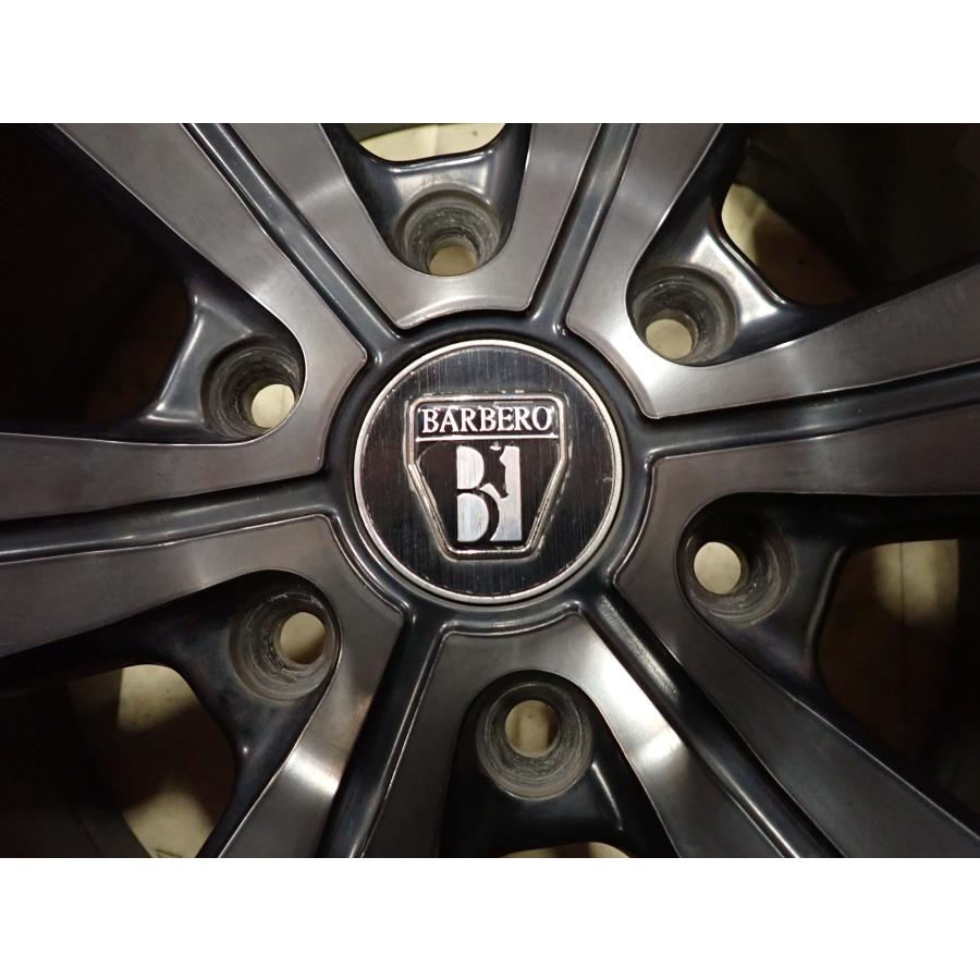 4本SET 会社宛送料無料 17×6.5J クリムソン BARBERO アーバングランデ アルミ 6穴 PCD 139.7mm +38 ハブ径106mm ハイエース 特価 NO,I1702の画像