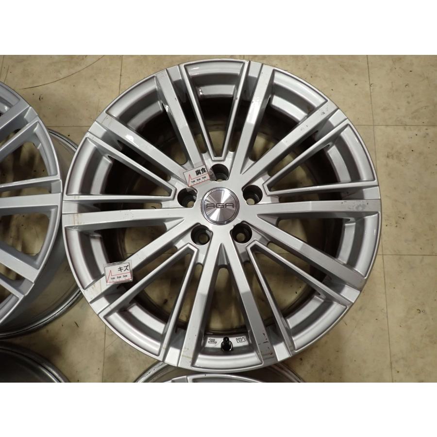 4本SET 会社宛 送料無料 18×8J AGA アルミ ホイール 5穴 PCD 112mm +30 ハブ径66.5mm BMW G30 G31 5シリーズ 店頭交換OK 特価！NO,I1712の画像