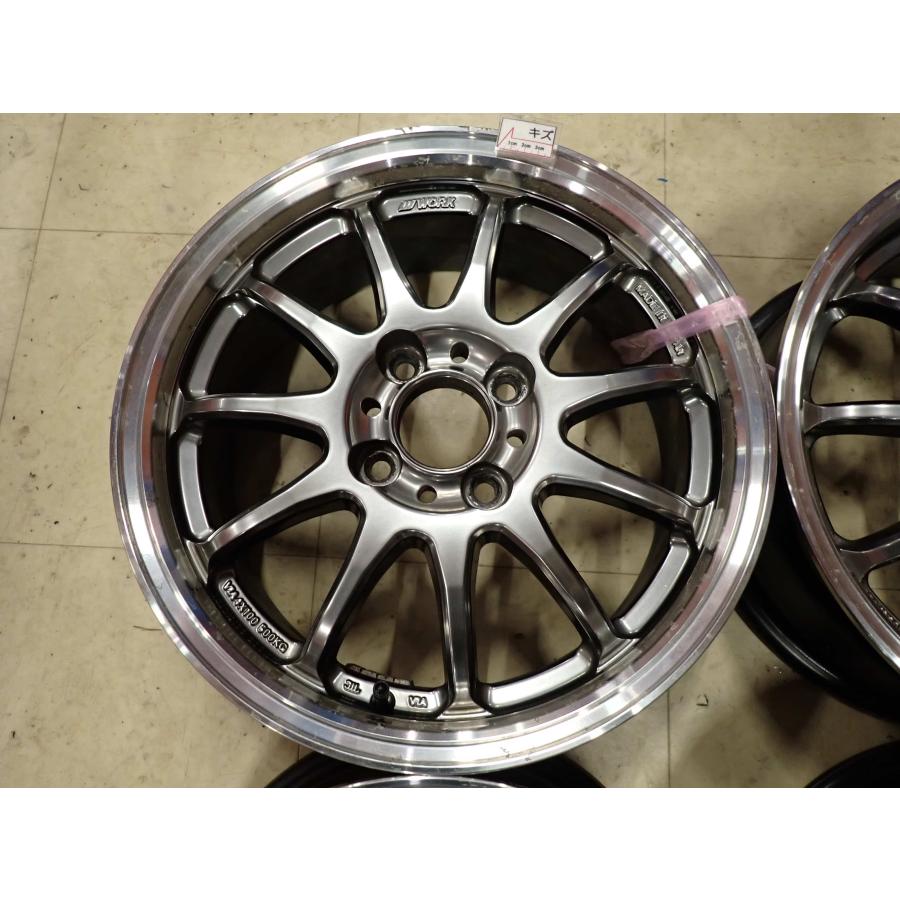 4本SET 会社宛 送料無料 15×6J WORK EMOTION 11R アルミ ホイール 4穴