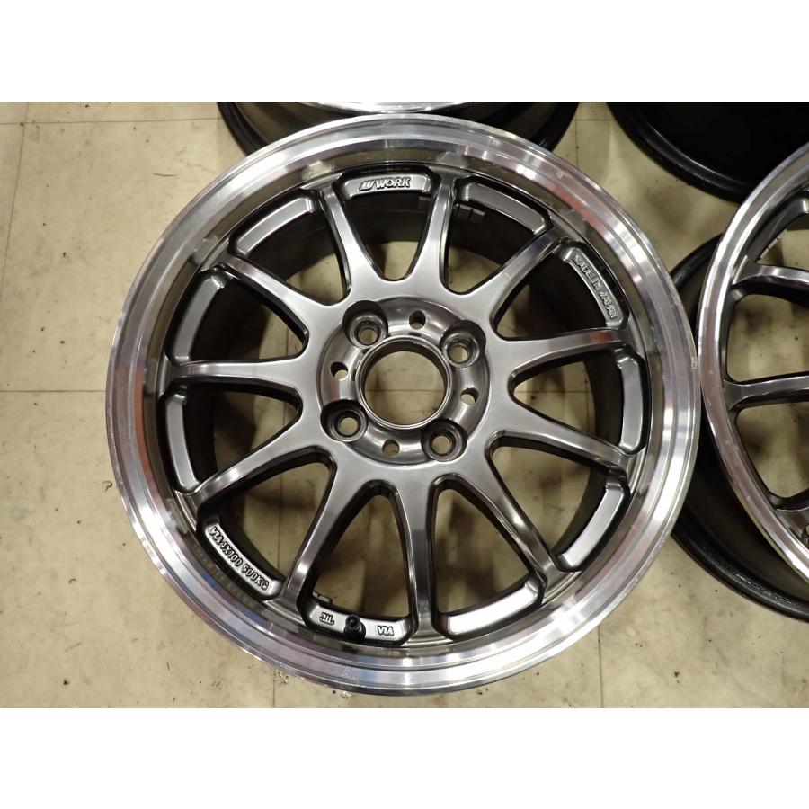 4本SET 会社宛 送料無料 15×6J WORK EMOTION 11R アルミ ホイール 4穴