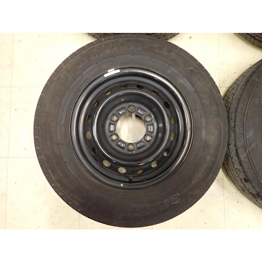 夏4本SET 会社宛送料無料 195/80R15×6J 107/105 LT ダンロップ SP175N