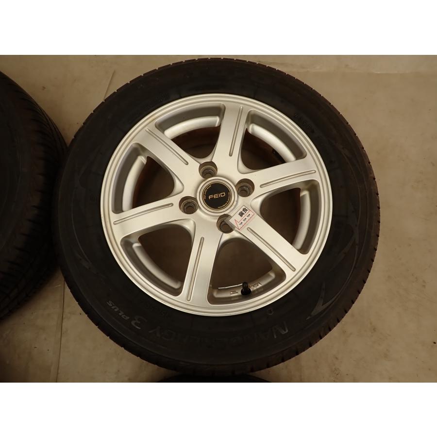 夏4本SET 会社宛 送料無料 175/65R14×5.5J 82S トーヨー ナノエナジー 3+ 2021年製 アルミ ヴィッツ フィット キューブ デミオ NO,I1950の画像