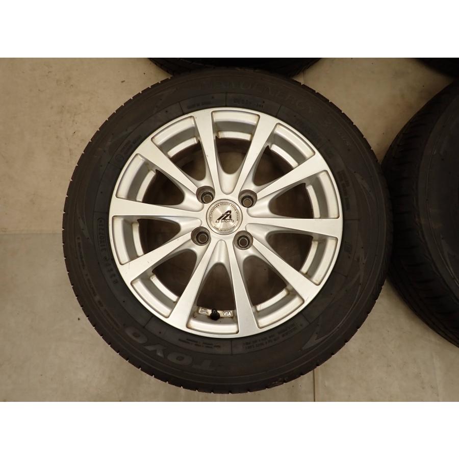 夏4本SET 会社宛送料無料 175/65R14×5.5J 82S トーヨー ナノエナジー 3+ 2021年製 アルミ パッソ ヴィッツ フィット ノート 特価 NO,I1963の画像
