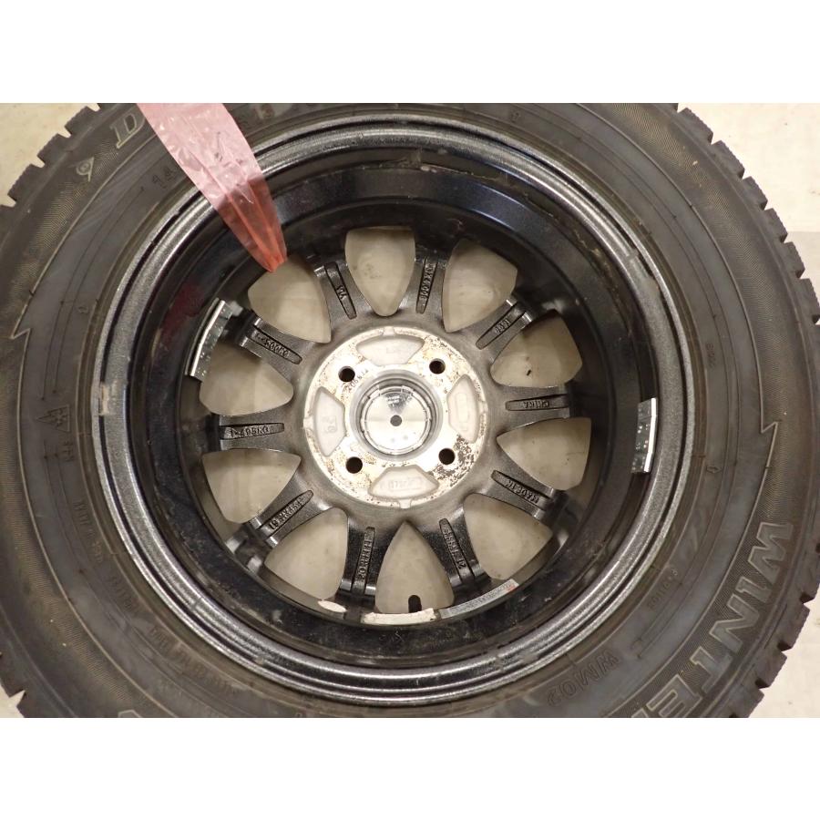 冬4本SET 会社宛 送料無料 145/80R13×4J 75Q ダンロップ WINTER MAXX WM02 2022年製 アルミ デイズ ワゴンR ウェイク N-BOX 特価 NO,I1978の画像